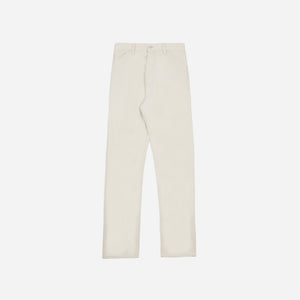 Drakes - DENIM SELVEDGE PAINTER PANT - ECRU -  - Main Front View