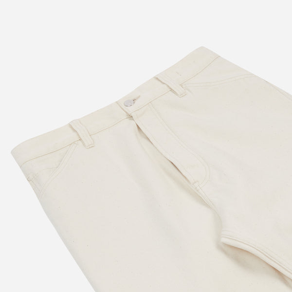 DENIM SELVEDGE PAINTER PANT - ECRU