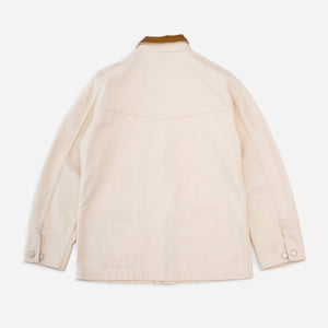 Drakes - WESTERN CHORE COAT - ECRU -  - Alternative View 1