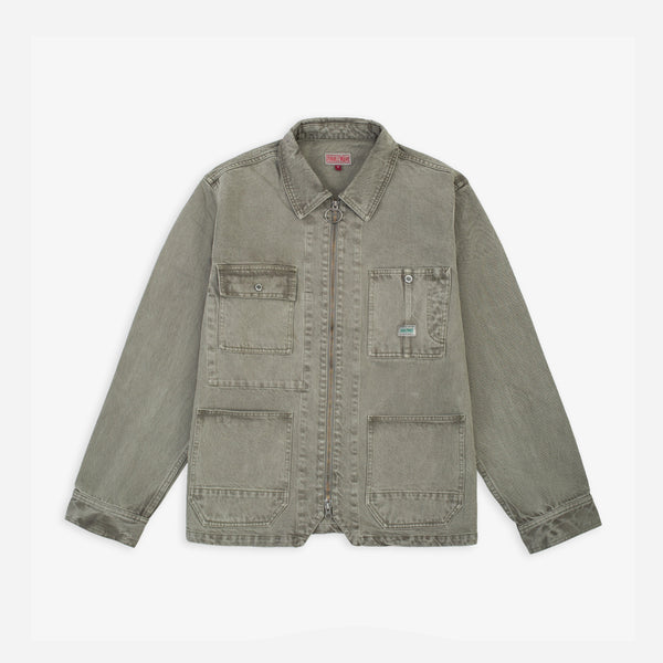 Dubbleware Zip Rider Chore Jacket - Olive Night