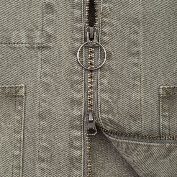 Dubbleware Zip Rider Chore Jacket - Olive Night