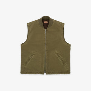 Dubbleware - Dubbleware Cavva Fleece Vest - Military Green -  - Main Front View