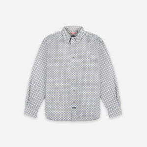 Dubbleware - Dubbleware Vintage Button Down Shirt - Cord Plaid Blue -  - Main Front View