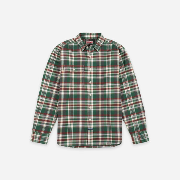 Heritage Check Workshirt - Green Plaid