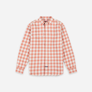 Dubbleware - Dubbleware Heritage Check Workshirt - Red Plaid -  - Main Front View