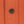 Load image into Gallery viewer, Close-up of an orange woven fabric with vertical stitched channels and a round dark metal button embossed with the brand name 'DUBBLE WARE'.
