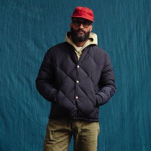 Dubbleware - DUBBLE DOWN DIAMOND QUILTED JACKET - NAVY -  - Alternative View 1