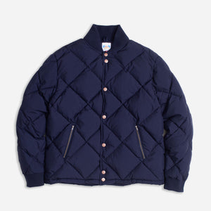 Dubbleware - DUBBLE DOWN DIAMOND LIMITED EDITION QUILTED JACKET - NAVY -  - Main Front View