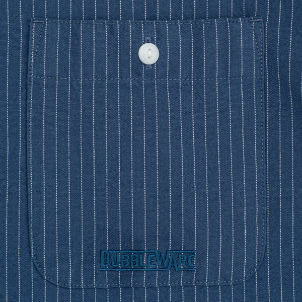 TOUGH STRIPE WORKSHIRT - DARK NAVY