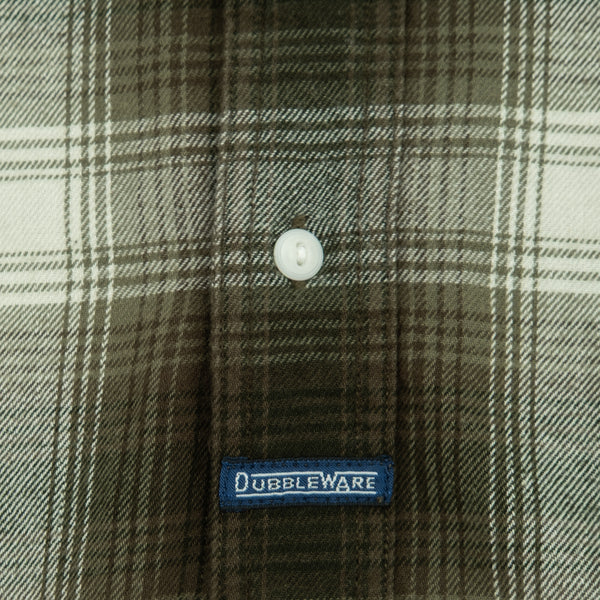 HERITAGE CHECK WORKSHIRT - MOSS/GREY