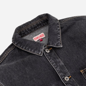 Dubbleware - RUTLAND DENIM WORK JACKET - BLACK WASH -  - Alternative View 1