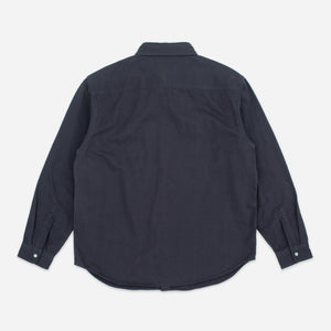 Dubbleware - O-RING TWILL OVERSHIRT - NAVY -  - Alternative View 1