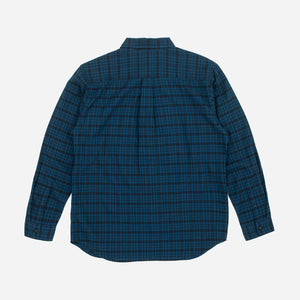 Dubbleware - POP CHECK PLAID SHIRT - DARK BLUE/BLACK -  - Alternative View 1