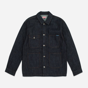 Dubbleware - RUTLAND DENIM WORK JACKET - RAW -  - Main Front View