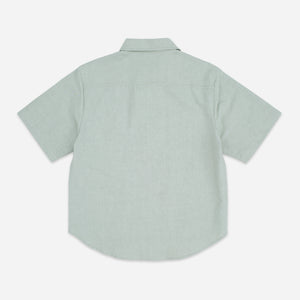 Dubbleware - POSTAL POPOPVER OXFORD SHIRT - SAGE -  - Alternative View 1