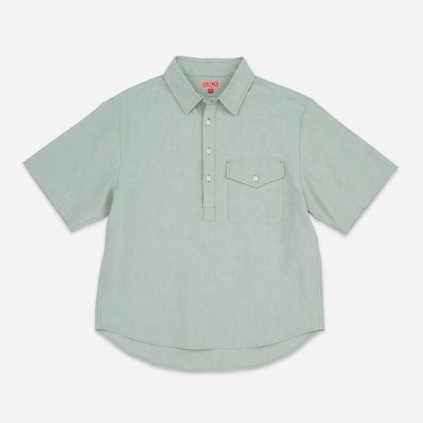 POSTAL POPOPVER OXFORD SHIRT - SAGE
