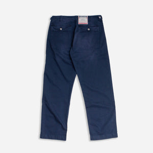 Dubbleware - HERRINGBONE FATIGUE PANT - NAVY -  - Alternative View 1