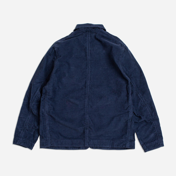 PETERSHAM CORD CHORE COAT - NAVY