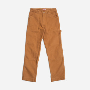 Dubbleware - BREWSTER DOUBLE KNEE PANT - TAN -  - Main Front View