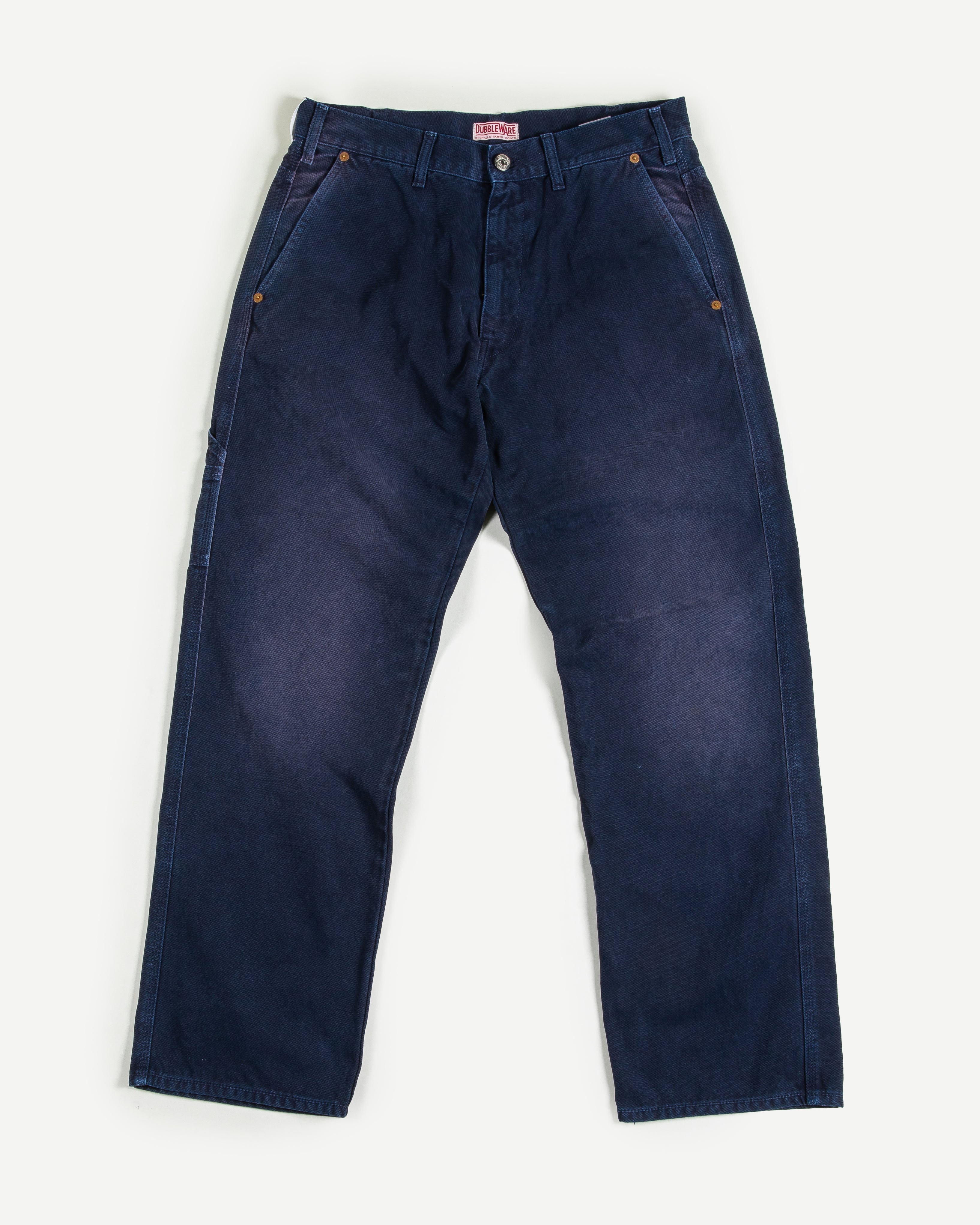 Dubbleware BELMONT WASHED CANVAS CARPENTER PANT - NAVY - The Great