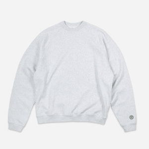 Dubbleware - CREW SWEATSHIRT - ASH HEATHER GREY -  - Main Front View
