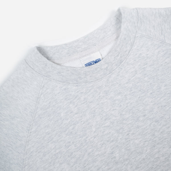 CREW SWEATSHIRT - ASH HEATHER GREY