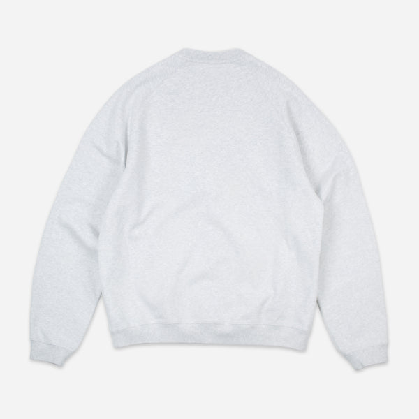 CREW SWEATSHIRT - ASH HEATHER GREY