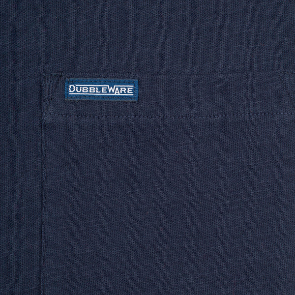 SLUB POCKET T-SHIRT - DARK NAVY