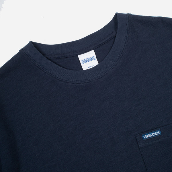SLUB POCKET T-SHIRT - DARK NAVY