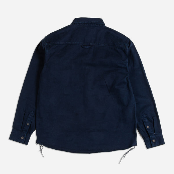 WESTFORD PULLOVER SMOCK SHIRT - NAVY