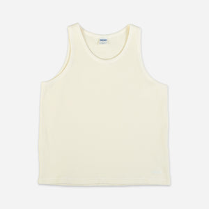 Dubbleware - HEAVY WAFFLE TANK TOP - MARSHMALLOW -  - Main Front View