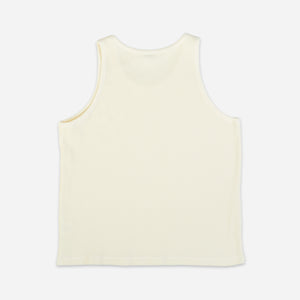 Dubbleware - HEAVY WAFFLE TANK TOP - MARSHMALLOW -  - Alternative View 1