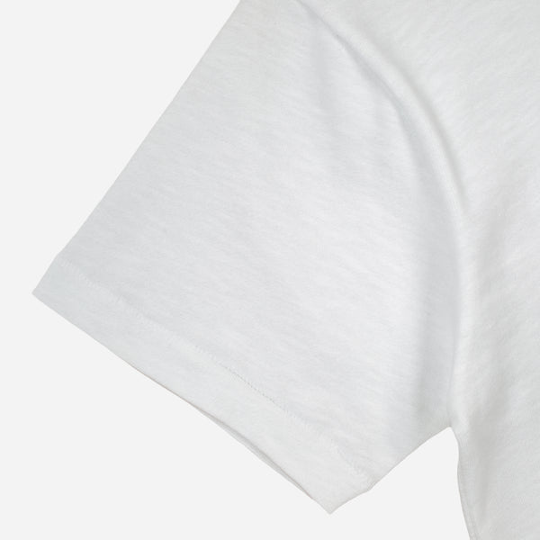 SLUB POCKET T-SHIRT - BRIGHT WHITE
