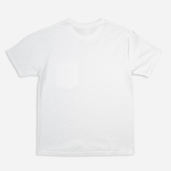 SLUB POCKET T-SHIRT - BRIGHT WHITE