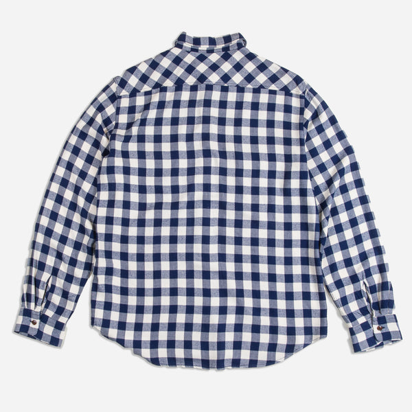 BUFFALO CHECK WORK SHIRT - NAVY