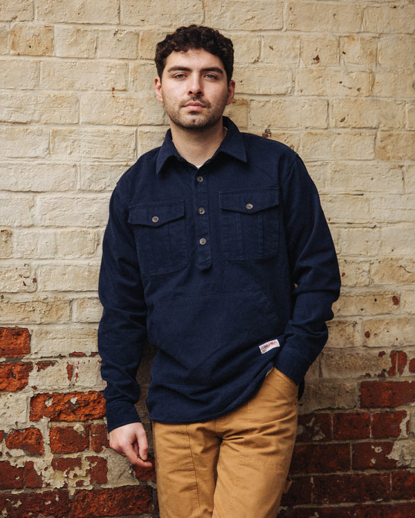 WESTFORD PULLOVER SMOCK SHIRT - SEA KELP
