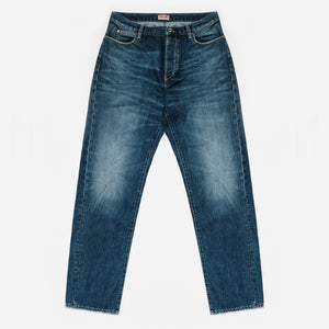 Dubbleware - MADE IN ITALY CARVER STRAIGHT LEG JEANS - INDIGO (VINTAGE) -  - Main Front View