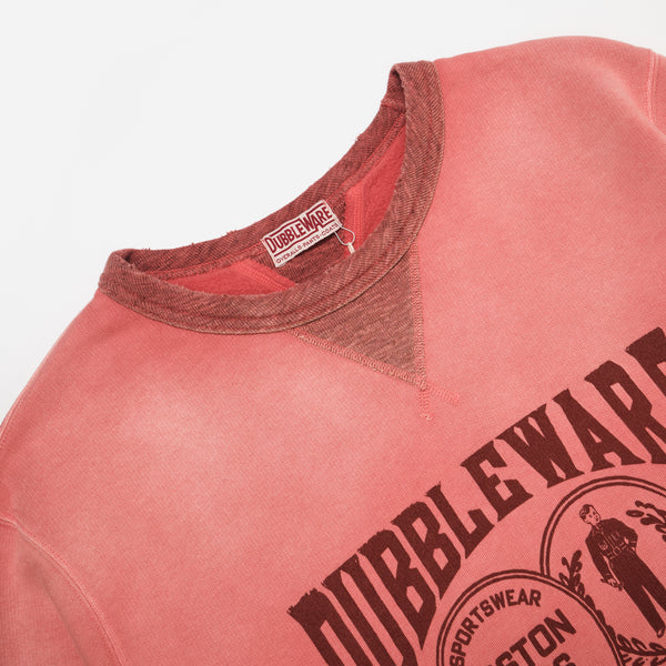DOUBLE DISC SWEATSHIRT MADE IN ITALY - VINTAGE RED