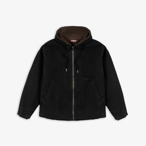 Dubbleware - Dubbleware Cavva Fleece Jacket - Washed Black -  - Main Front View