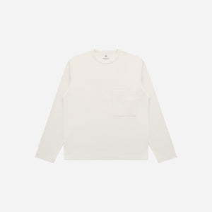 Knickerbocker - Knickerbocker Draft Double Knit Jersey LS T-Shirt - Milk -  - Main Front View