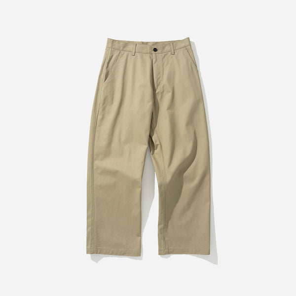 BASIC RELAXED CHINO PANT - BEIGE