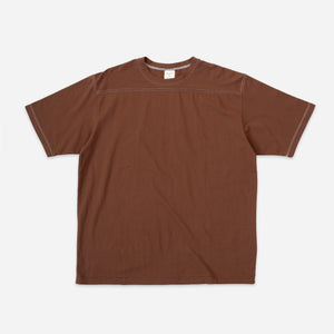 Khakis 2020 - DIVISION FOOTBALL T-SHIRT - BRICK -  - Main Front View