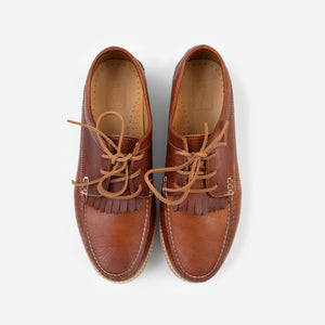 Arrow Moccasin Company - FRINGE ROCKER MOC SHOE - BRABE CAT -  - Alternative View 1