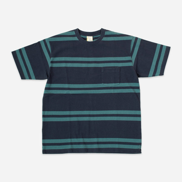 BOLD STRIPE T-SHIRT - NAVY