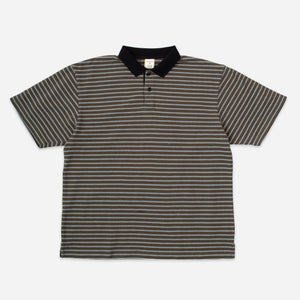 Khakis 2020 - STRIPE PIQUE POLO - OLIVE -  - Main Front View