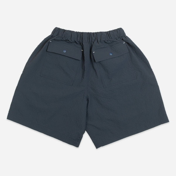 COMFORTABLE BANDING SHORTS - NAVY