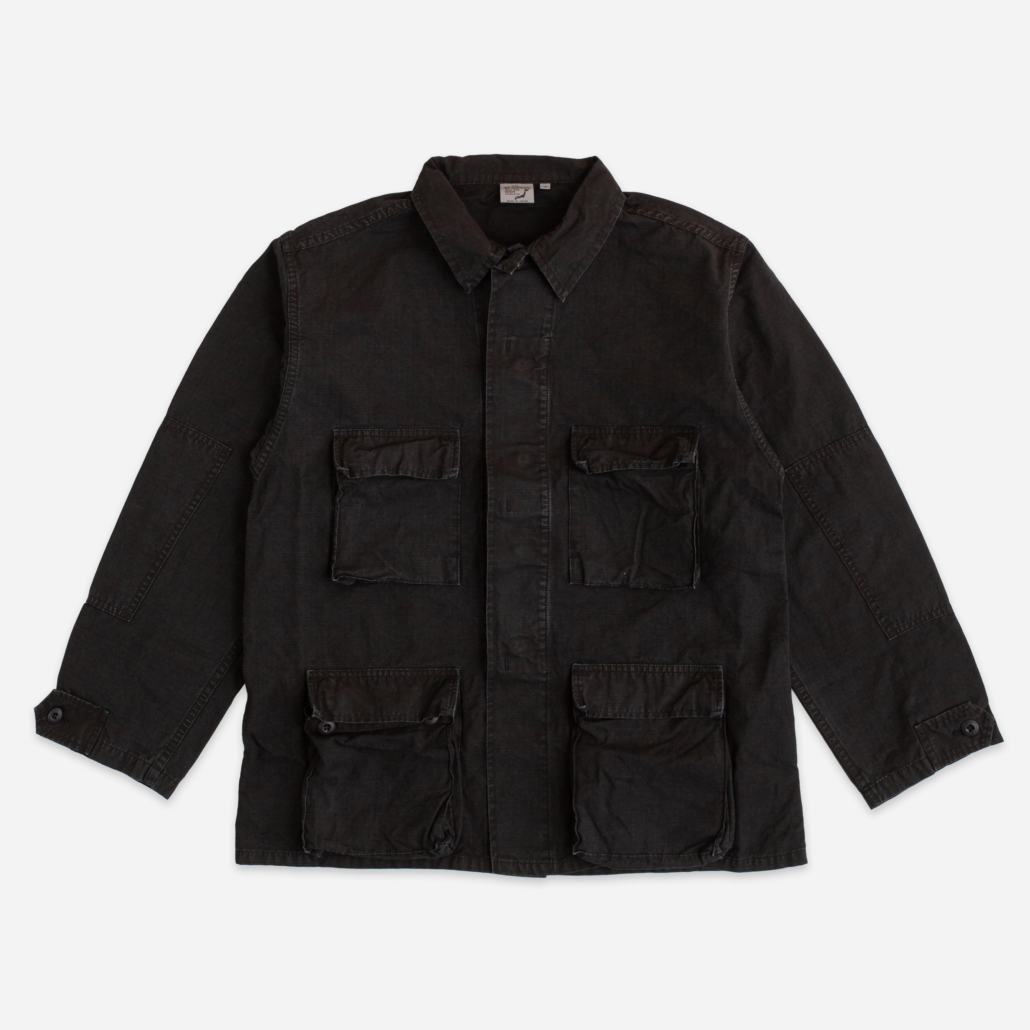 Orslow B.D.U RIPSTOP JACKET - BLACK - The Great Divide