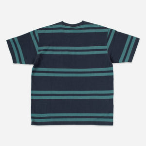 Khakis 2020 - BOLD STRIPE T-SHIRT - NAVY -  - Alternative View 1