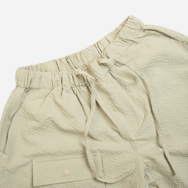 COMFORTABLE BANDING SHORT - BEIGE