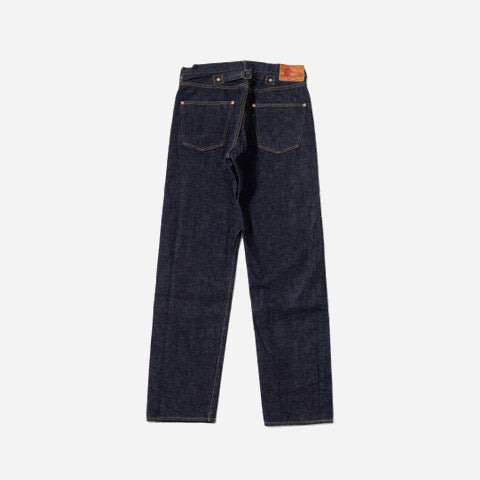 GARAGE WORK STRAIGHT SELVEDGE DENIM JEANS - ONE WASH